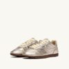 SNEAKERS WINDSPIN DE PIEL LAMINADA PLATINO SNEAKERS WINDSPIN DE PIEL LAMINADA PLATINO