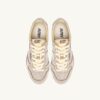 SNEAKERS WINDSPIN DE PIEL LAMINADA PLATINO SNEAKERS WINDSPIN DE PIEL LAMINADA PLATINO