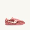 SNEAKERS WINDSPIN FLORES DE PIEL LANGOSTA BISQUE