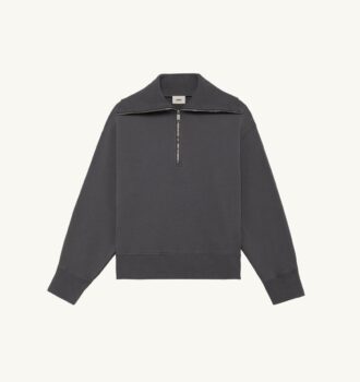 SUDADERA CLUB CON MEDIA CREMALLERA MUJER