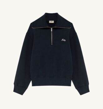 SUDADERA CLUB CON MEDIA CREMALLERA MUJER