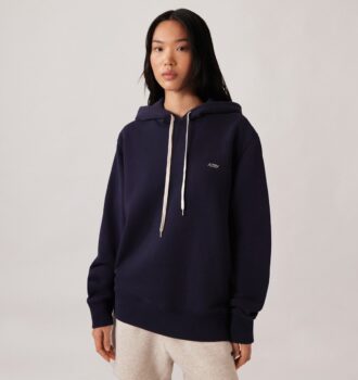 SUDADERA CON CAPUCHA Y LOGO AUTRY BORDADO PARA MUJER