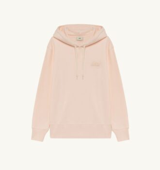SUDADERA CON CAPUCHA Y LOGO TONAL MUJER