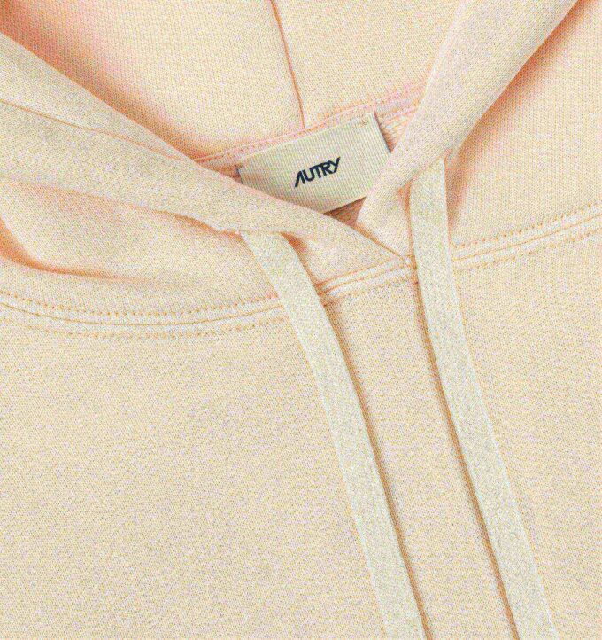 SUDADERA CON CAPUCHA Y LOGO TONAL MUJER