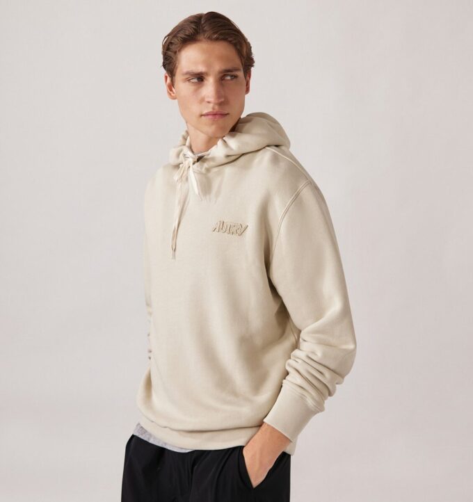 SUDADERA CON CAPUCHA Y LOGO TONAL PARA HOMBRE SUDADERA CON CAPUCHA Y LOGO TONAL PARA HOMBRE