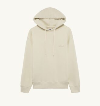SUDADERA CON CAPUCHA Y LOGO TONAL PARA MUJER