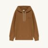 SUDADERA CON CAPUCHA Y LOGO TONAL PARA MUJER