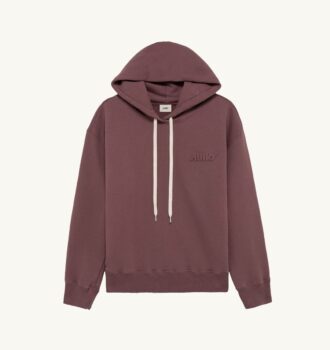 SUDADERA CON CAPUCHA Y LOGO TONAL PARA MUJER