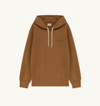 SUDADERA CON CAPUCHA Y LOGO TONAL PARA MUJER