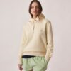 SUDADERA CON CAPUCHA Y LOGO TONAL PARA MUJER