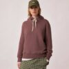 SUDADERA CON CAPUCHA Y LOGO TONAL PARA MUJER