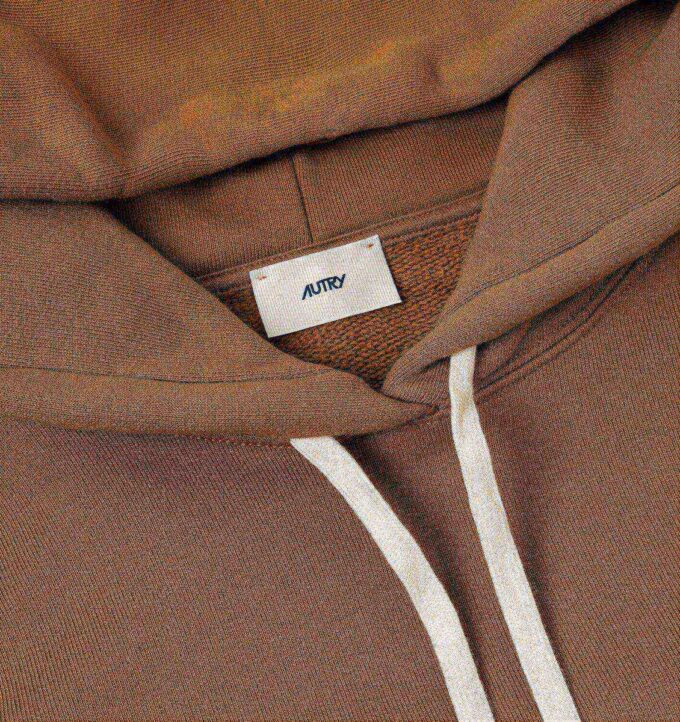 SUDADERA CON CAPUCHA Y LOGO TONAL PARA MUJER
