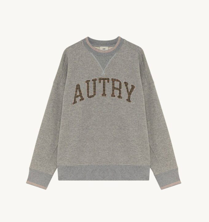 SUDADERA DE CUADROS UNIVERSITARIOS MUJER