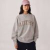 SUDADERA DE CUADROS UNIVERSITARIOS MUJER