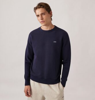 SUDADERA DE CUELLO REDONDO CON LOGO AUTRY BORDADO PARA HOMBRE