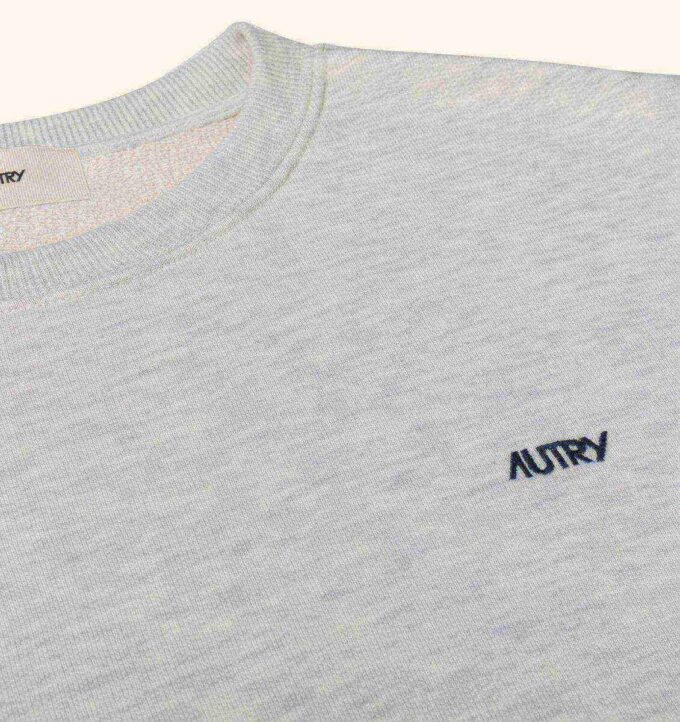SUDADERA DE CUELLO REDONDO CON LOGO AUTRY BORDADO PARA HOMBRE SUDADERA DE CUELLO REDONDO CON LOGO AUTRY BORDADO PARA HOMBRE