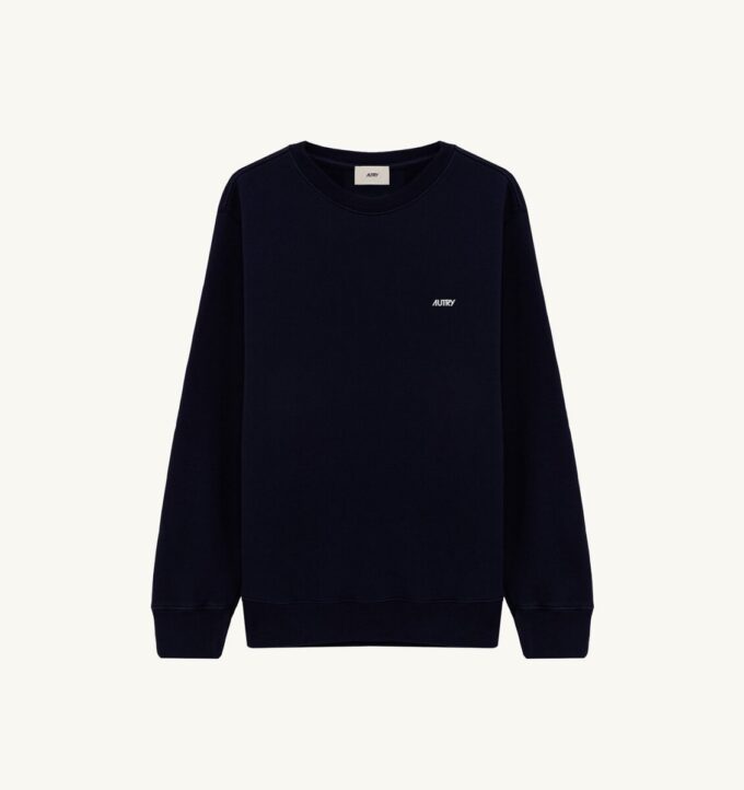SUDADERA DE CUELLO REDONDO CON LOGO AUTRY BORDADO PARA MUJER SUDADERA DE CUELLO REDONDO CON LOGO AUTRY BORDADO PARA MUJER