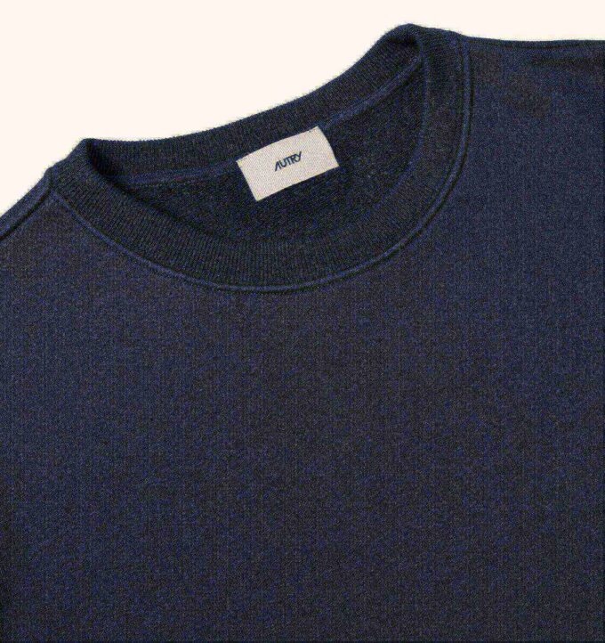 SUDADERA DE CUELLO REDONDO CON LOGO AUTRY BORDADO PARA MUJER SUDADERA DE CUELLO REDONDO CON LOGO AUTRY BORDADO PARA MUJER