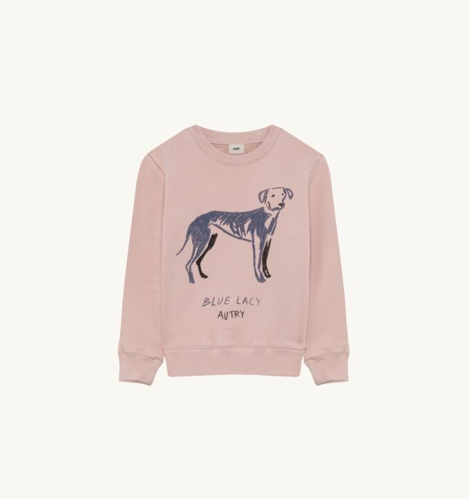 SUDADERA DE ENCAJE AZUL NIÑOS