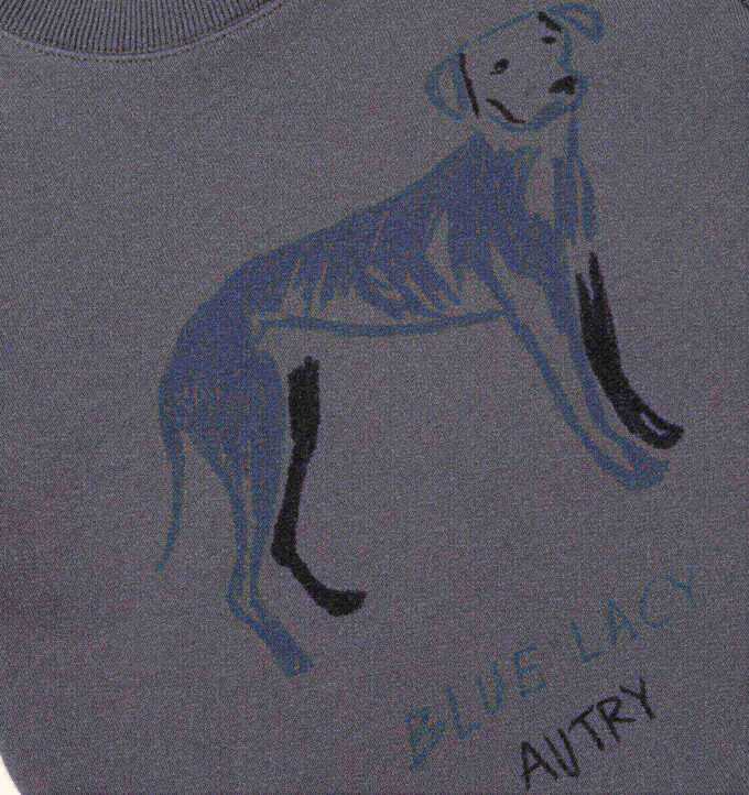 SUDADERA DE ENCAJE AZUL NIÑOS