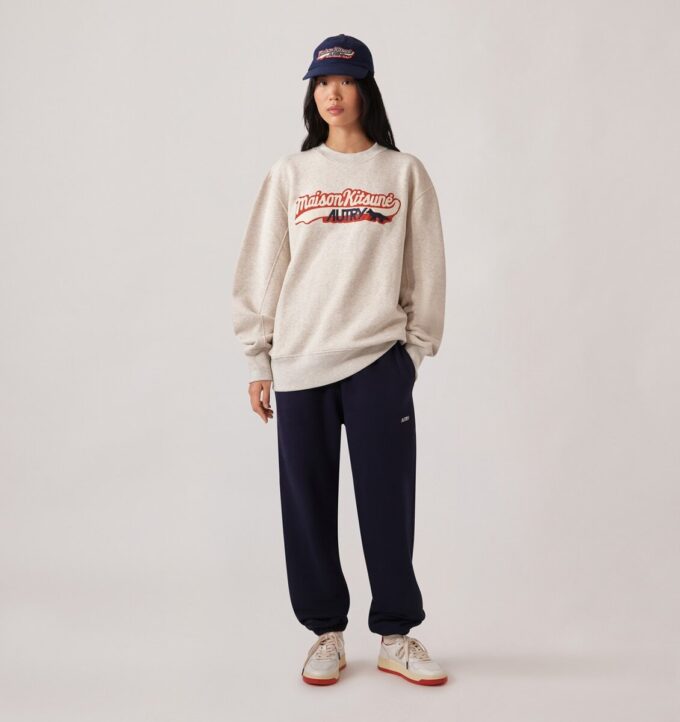 SUDADERA UNISEX CON LOGO AUTRY ‘MAISON KITSUNÉ’ SUDADERA UNISEX CON LOGO AUTRY ‘MAISON KITSUNÉ’