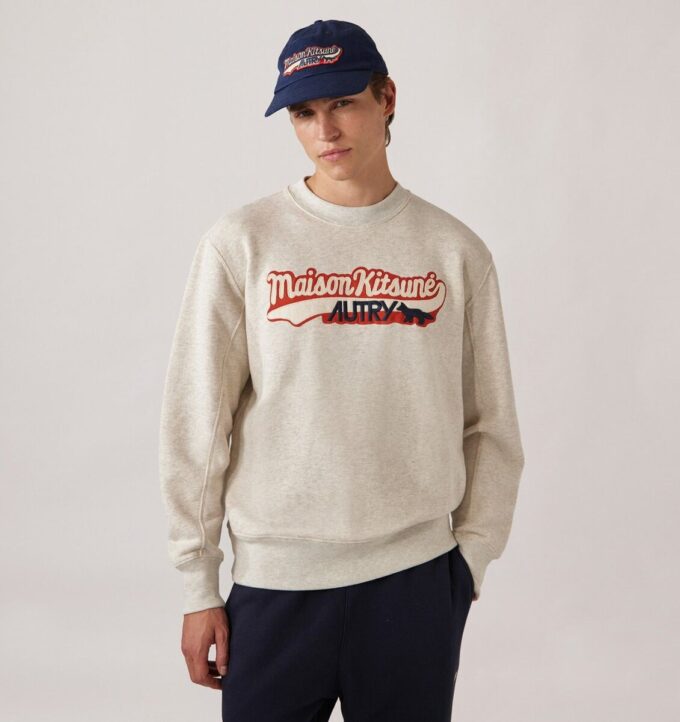 SUDADERA UNISEX CON LOGO AUTRY ‘MAISON KITSUNÉ’ SUDADERA UNISEX CON LOGO AUTRY ‘MAISON KITSUNÉ’