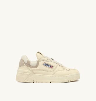 ZAPATILLAS BAJAS CLC DE PIEL BLANCA INVERNAL