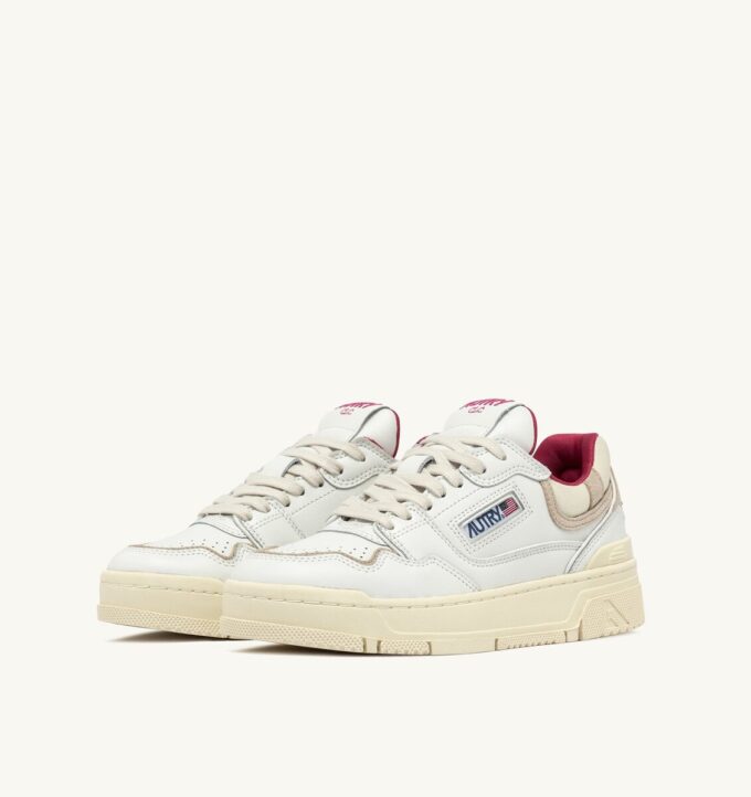 ZAPATILLAS BAJAS CLC DE PIEL BLANCA Y ANTE ARENA ZAPATILLAS BAJAS CLC DE PIEL BLANCA Y ANTE ARENA