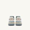 ZAPATILLAS BAJAS CLC DE PIEL BLANCA Y ANTE AZUL PLATEADO ZAPATILLAS BAJAS CLC DE PIEL BLANCA Y ANTE AZUL PLATEADO