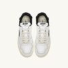 ZAPATILLAS BAJAS CLC DE PIEL BLANCA Y ANTE NEGRO ZAPATILLAS BAJAS CLC DE PIEL BLANCA Y ANTE NEGRO