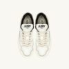 ZAPATILLAS BAJAS CLC DE PIEL BLANCA Y ANTE PLATEADO ZAPATILLAS BAJAS CLC DE PIEL BLANCA Y ANTE PLATEADO
