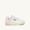 ZAPATILLAS BAJAS CLC DE PIEL BLANCA Y ANTE ROSA POLVO ZAPATILLAS BAJAS CLC DE PIEL BLANCA Y ANTE ROSA POLVO