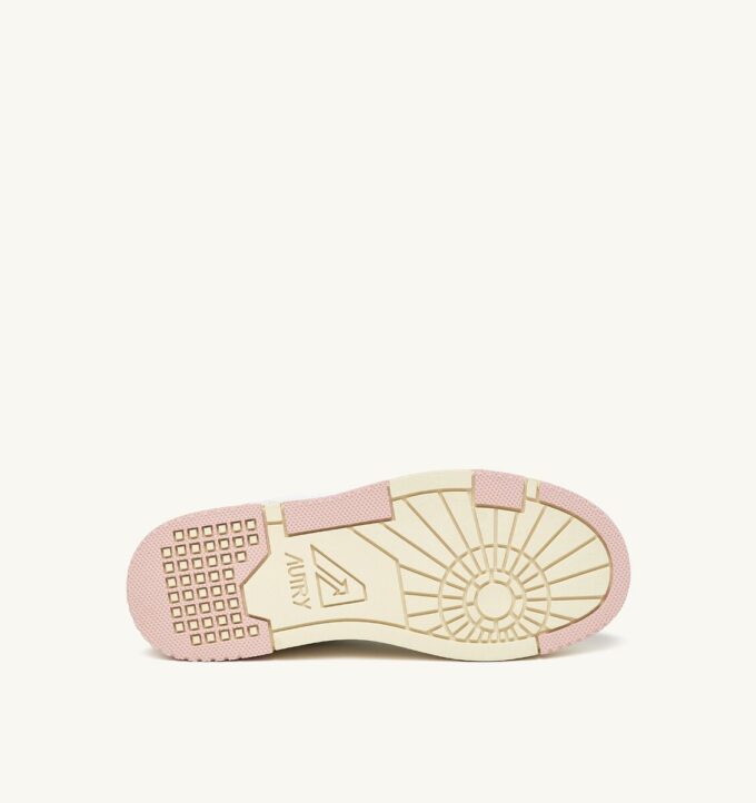 ZAPATILLAS BAJAS CLC DE PIEL BLANCA Y ANTE ROSA POLVO ZAPATILLAS BAJAS CLC DE PIEL BLANCA Y ANTE ROSA POLVO