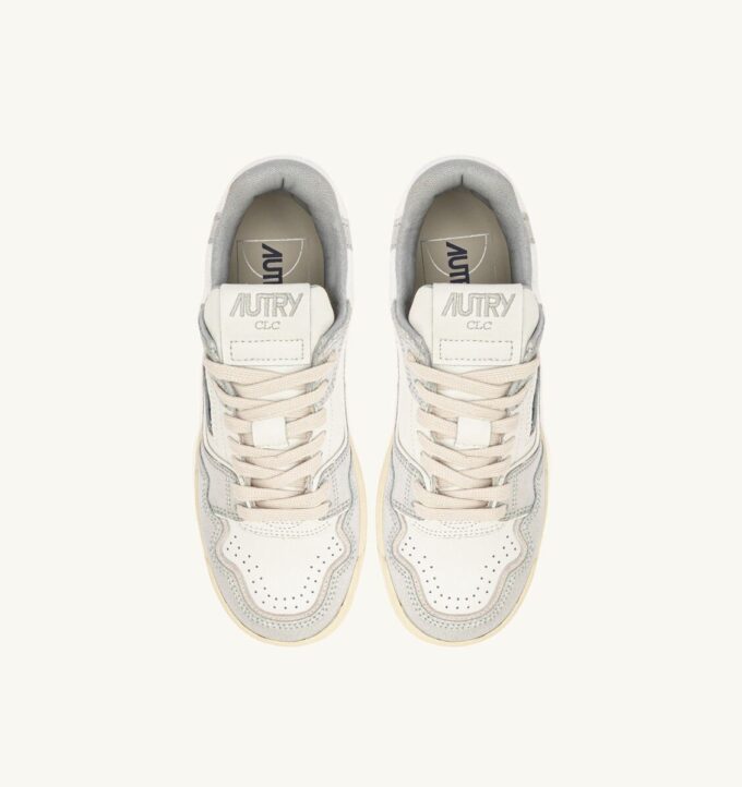 ZAPATILLAS BAJAS CLC DE PIEL PLATEADA ZAPATILLAS BAJAS CLC DE PIEL PLATEADA