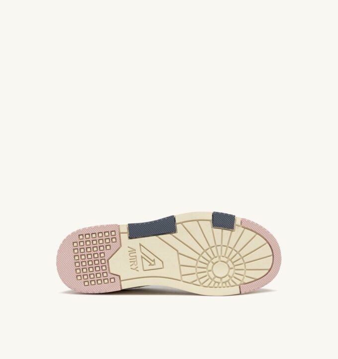 ZAPATILLAS BAJAS CLC EN ANTE BLANCO Y MELOCOTÓN ZAPATILLAS BAJAS CLC EN ANTE BLANCO Y MELOCOTÓN