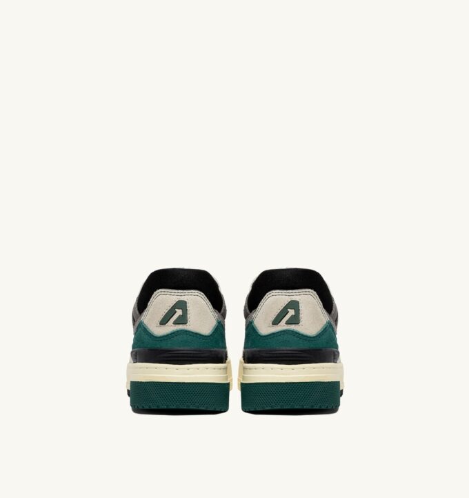 ZAPATILLAS BAJAS CLC EN ANTE Y PIEL BLANCO Y FORESTAL ZAPATILLAS BAJAS CLC EN ANTE Y PIEL BLANCO Y FORESTAL
