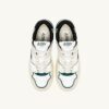 ZAPATILLAS BAJAS CLC EN ANTE Y PIEL BLANCO Y FORESTAL ZAPATILLAS BAJAS CLC EN ANTE Y PIEL BLANCO Y FORESTAL