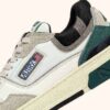 ZAPATILLAS BAJAS CLC EN ANTE Y PIEL BLANCO Y FORESTAL ZAPATILLAS BAJAS CLC EN ANTE Y PIEL BLANCO Y FORESTAL