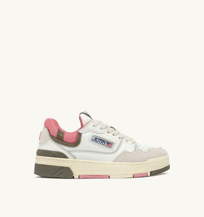 ZAPATILLAS BAJAS CLC EN PIEL ANTE BLANCA Y GERANIO ZAPATILLAS BAJAS CLC EN PIEL ANTE BLANCA Y GERANIO