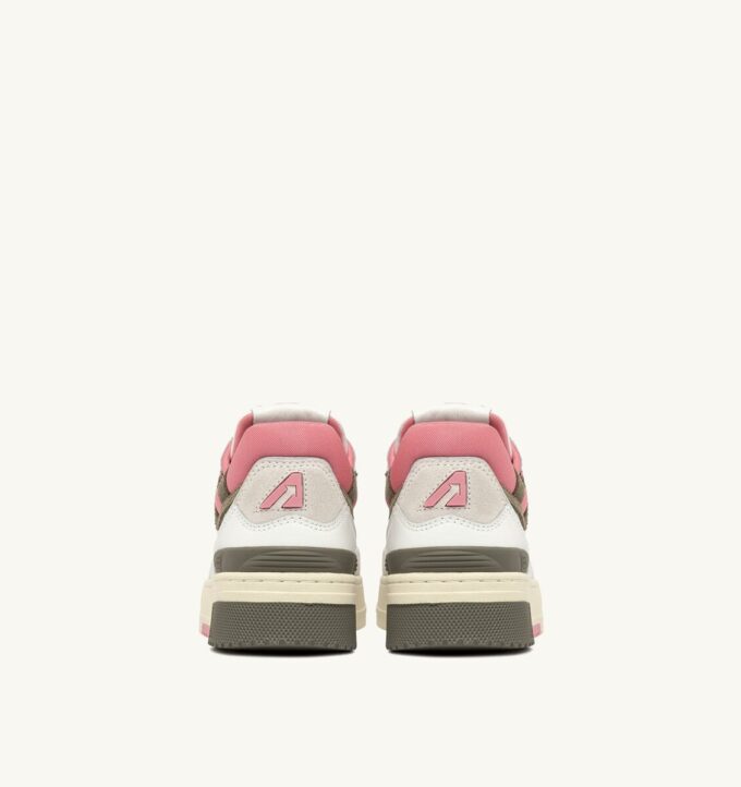 ZAPATILLAS BAJAS CLC EN PIEL ANTE BLANCA Y GERANIO ZAPATILLAS BAJAS CLC EN PIEL ANTE BLANCA Y GERANIO