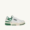 ZAPATILLAS BAJAS CLC EN PIEL BLANCA Y ANTE AMAZÓNICO