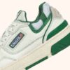 ZAPATILLAS BAJAS CLC EN PIEL BLANCA Y ANTE AMAZÓNICO