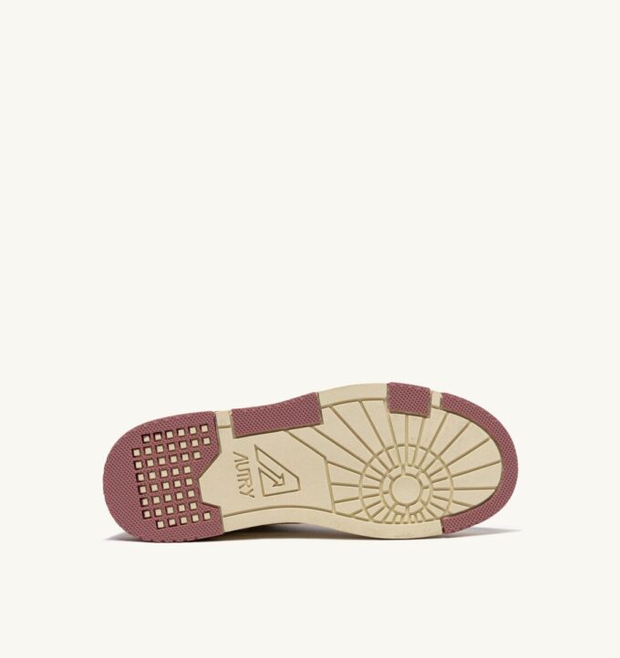 ZAPATILLAS BAJAS CLC EN PIEL BLANCO SUSURRO, ROSA CENIZA Y PLATA ZAPATILLAS BAJAS CLC EN PIEL BLANCO SUSURRO, ROSA CENIZA Y PLATA