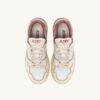 ZAPATILLAS BAJAS CLC EN PIEL BLANCO SUSURRO, ROSA CENIZA Y PLATA ZAPATILLAS BAJAS CLC EN PIEL BLANCO SUSURRO, ROSA CENIZA Y PLATA