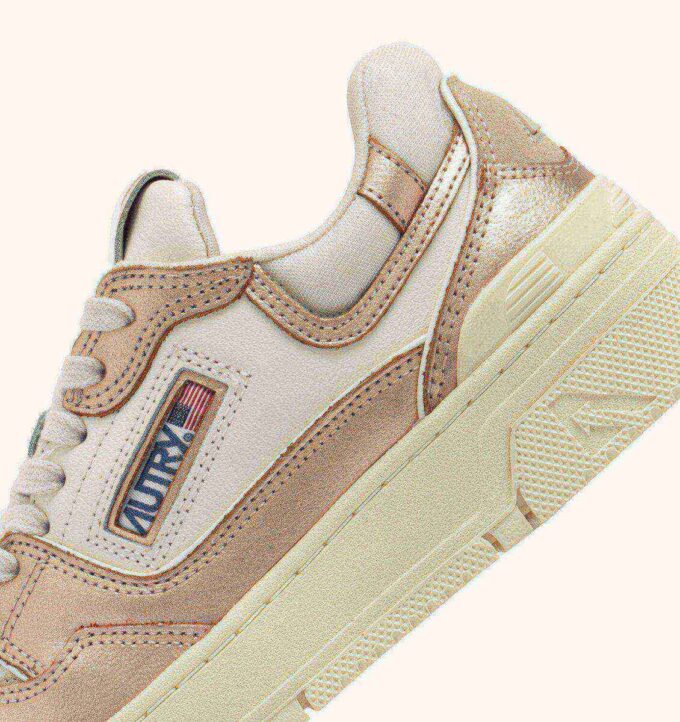 ZAPATILLAS BAJAS CLC EN PIEL COLOR COBRE