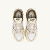 ZAPATILLAS BAJAS CLC EN PIEL DE LAGARTO BLANCO SUSURRO Y PLATINO ZAPATILLAS BAJAS CLC EN PIEL DE LAGARTO BLANCO SUSURRO Y PLATINO