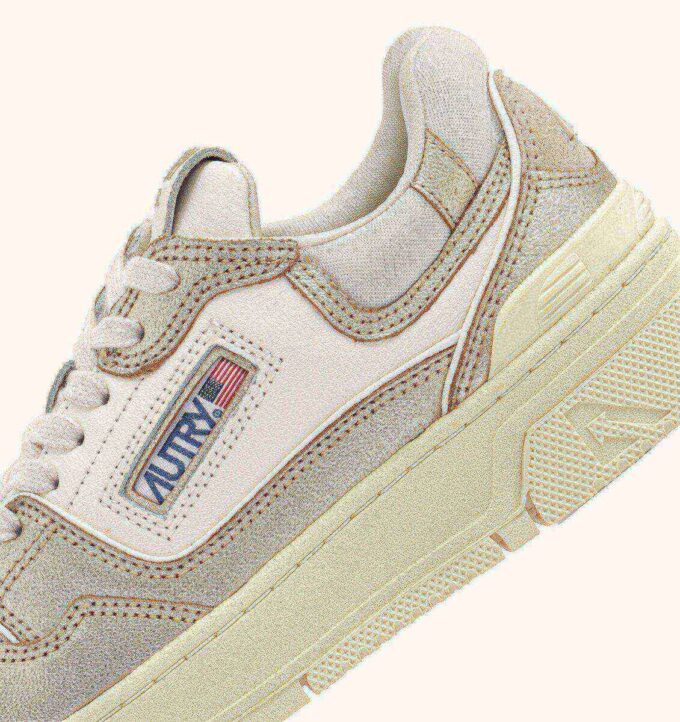 ZAPATILLAS BAJAS CLC EN PIEL PLATINO Y ANTE ZAPATILLAS BAJAS CLC EN PIEL PLATINO Y ANTE
