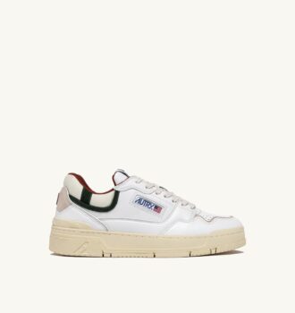 ZAPATILLAS BAJAS CLC EN PIEL SECUOIA BLANCA Y MONTAÑA