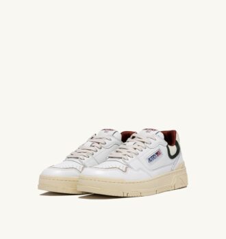 ZAPATILLAS BAJAS CLC EN PIEL SECUOIA BLANCA Y MONTAÑA