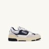 ZAPATILLAS BAJAS CLC EN PIEL Y ANTE BLANCO Y AZUL ESPACIAL